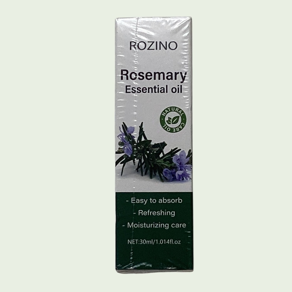 ROZINO Rosemary Essential Oil Natural Moisturizing Hair Skin Care Aromaterapy